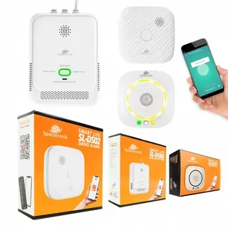 Plynový senzor Spacetronik SL, zvukový alarm, WiFi pripojenie + 2 ďalšie produkty